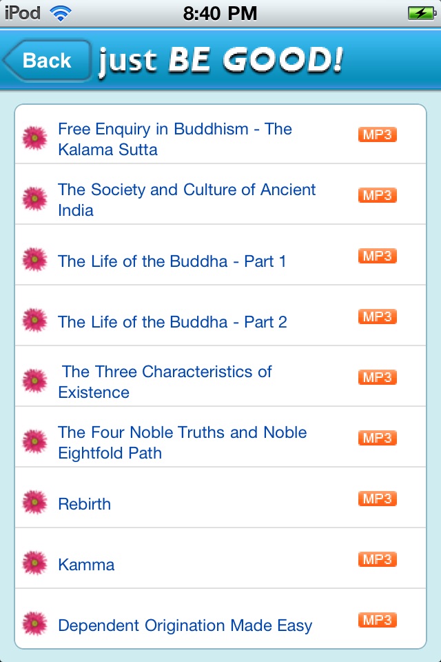 Just Be Good Buddhist Info screenshot 4