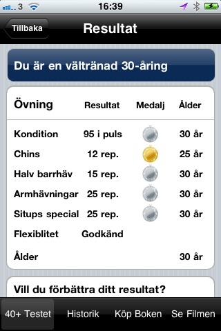 Ove Rytter 40 + träningstest screenshot 4