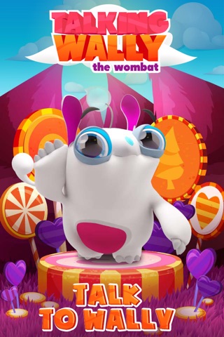 Talking Wally the Wombat Free Cute Talk Play Game App screenshot 3