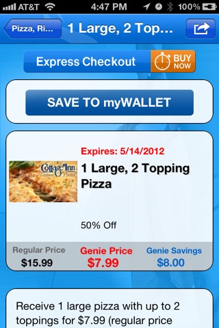 My Coupon Genie screenshot 4