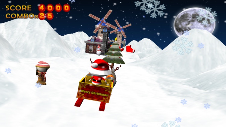 Santa Claus Flying