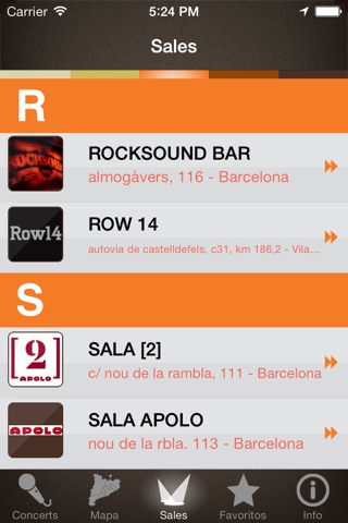 InfoConcerts - Asacc screenshot 3