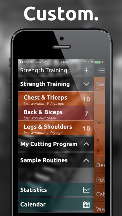 Fitted Lifts - Workout log and exercise tracker for bodybuilding and weight training screenshot-3