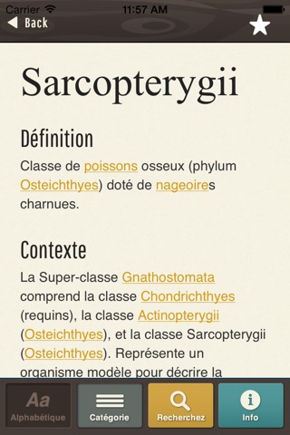 Glossaire Biologique screenshot 3