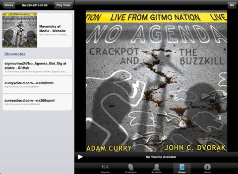 Screenshot #6 pour Pocket No Agenda