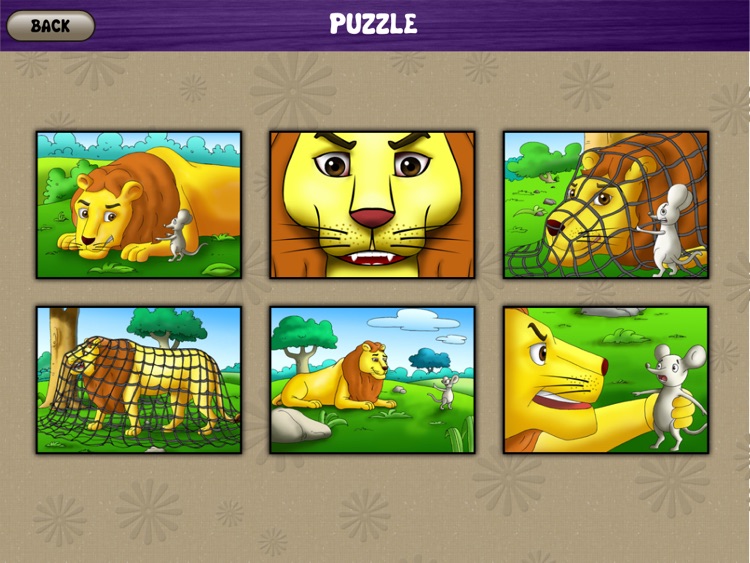 Lion and Mouse Interactive Storybook iPad version