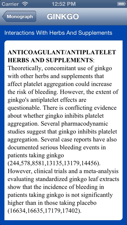Natural Medicines Comprehensive Database