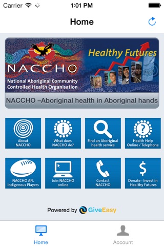 NACCHO : Aboriginal health in Aboriginal hands : Help, inform, connect, engage, share, contact, support or donate screenshot 2