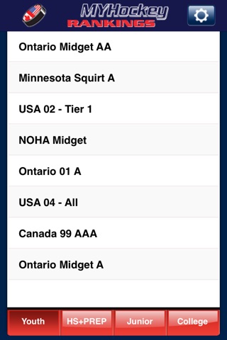 My Hockey Rankings screenshot 2