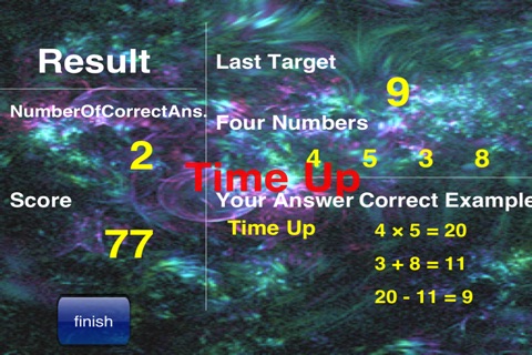 Brain Training - Four Numbers screenshot 3