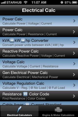 Genset Engineering Calc screenshot 2