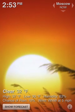 Weather HD Classic screenshot 2