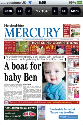 Hertfordshire Mercury screenshot 2