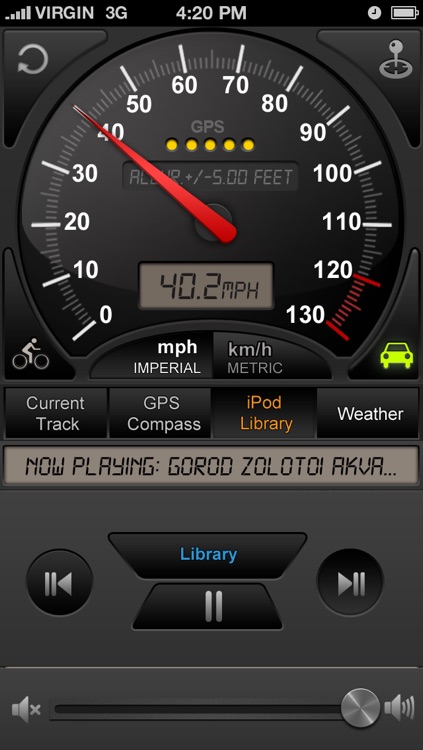 GPS speedometer Trip Computer (Car speedometer, Bike cyclometer ) screenshot-3