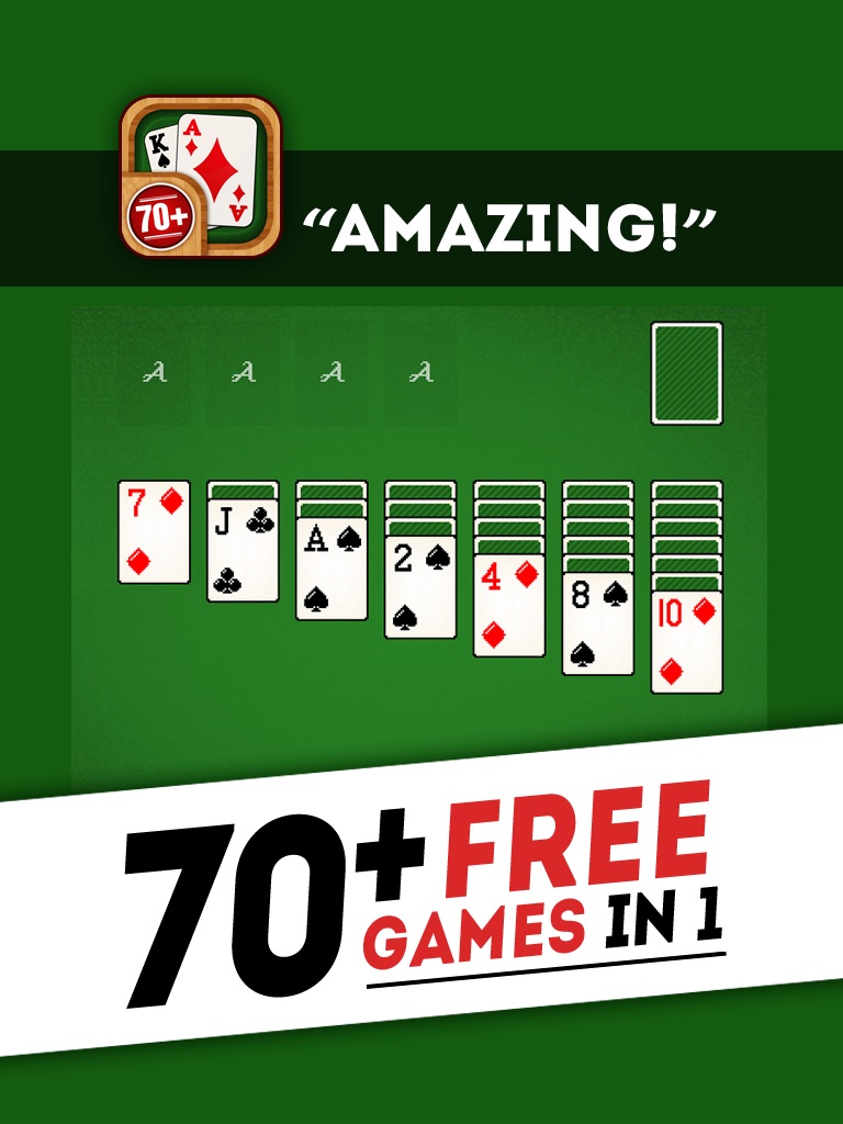 70+ Solitaire Free for iPad HD Card Games screenshot 3