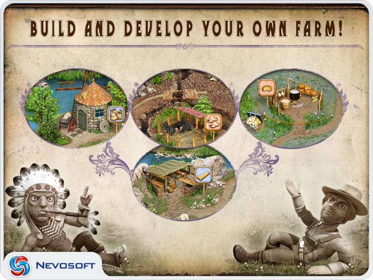 Pioneer Lands HD lite: western settlers strategy screenshot-4