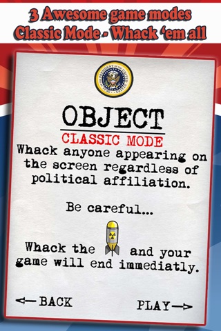 Voters’ Revenge:  Top Free Game for Whacking Politicians screenshot 3