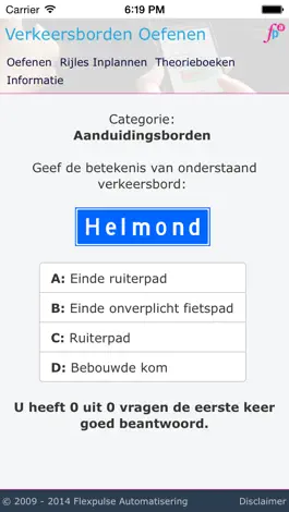 Game screenshot Gratis Verkeersborden Oefenen hack