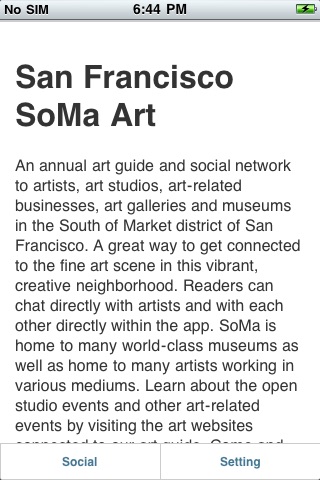 San Francisco SoMa Art Guide screenshot 4