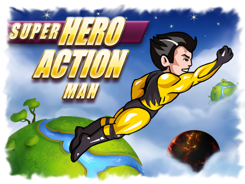 Screenshot #4 pour Super Hero Action Man - Best Fun Adventure Race to the Planets Game