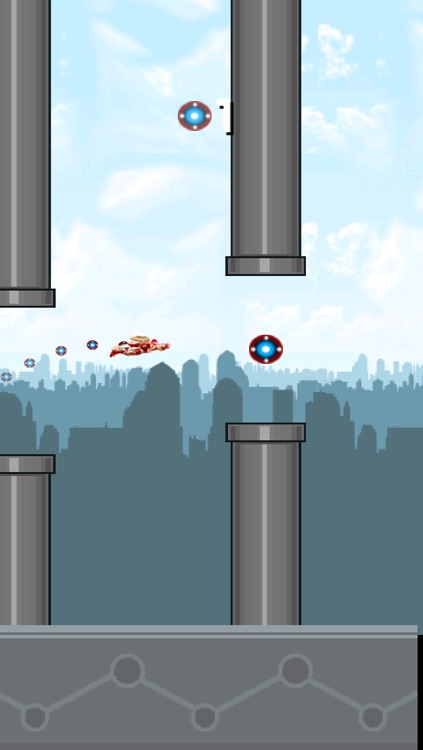 Super Flappy Iron Hero - Tap and Fly