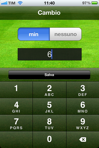 iFischietto - Cambio Automatico per Calcetto screenshot 3