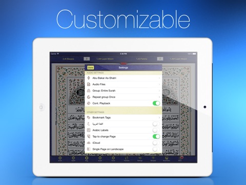 Quran Kareem for iPad screenshot 4
