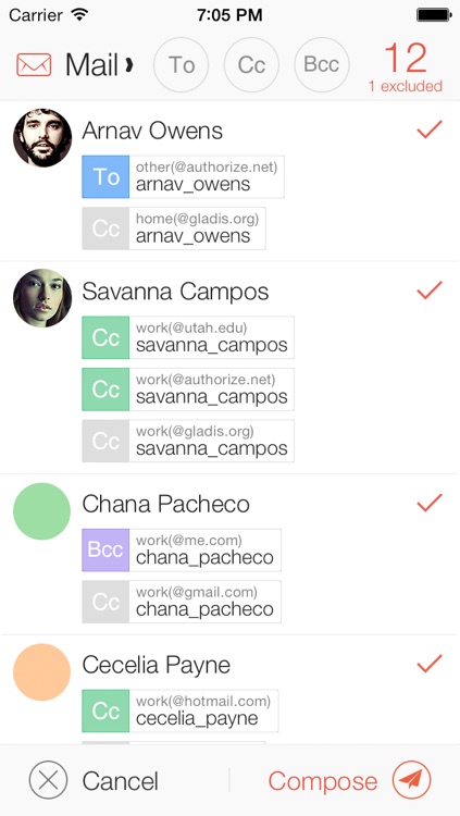 Oftentap-Groups Lite: Quick Touch, Contacts Dialer, Group Text & Email screenshot-3