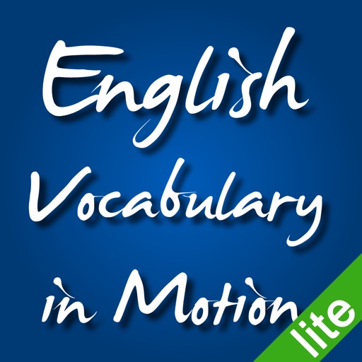 English Vocabulary in Motion LITE iOS App