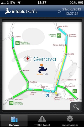 Infoblu Traffic Genova screenshot 2