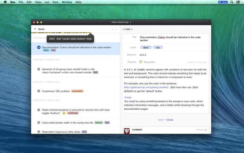 Bee - Issue Tracking made Native thumbnail 1
