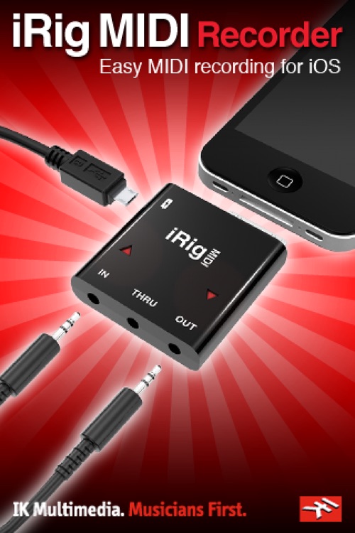 iRig MIDI Recorder by IK Multimedia