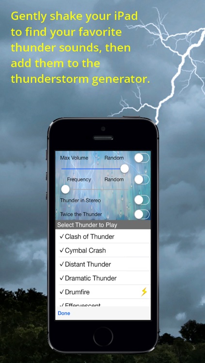 Rain Sleep Sounds Composer with Thunderstorm Generator screenshot-3