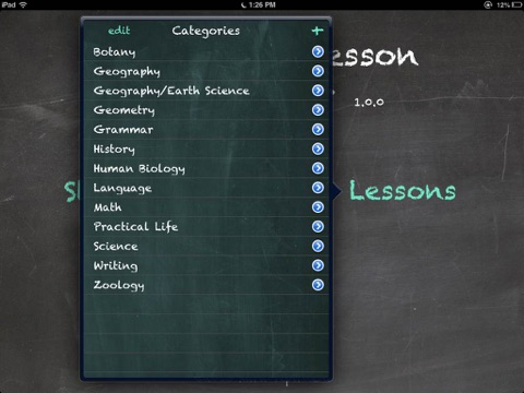 Montessori Lessons Manager screenshot 3