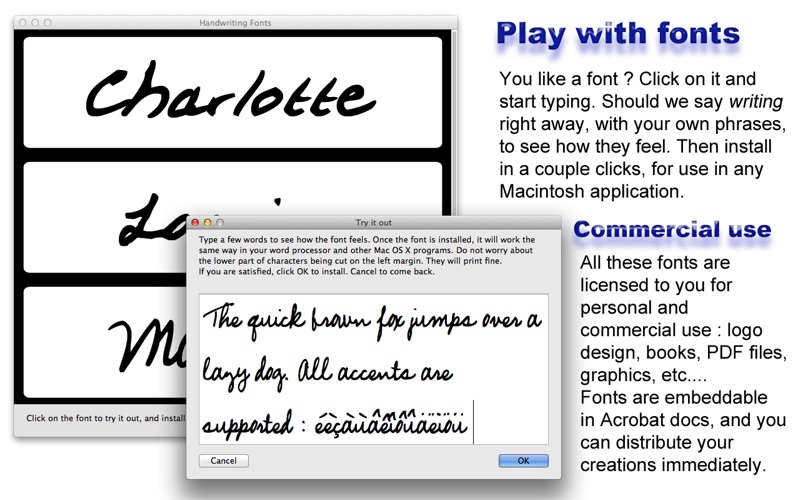 How to cancel & delete handwriting fonts 2