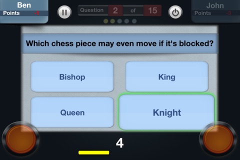 Buzzer Quiz - 1 vs. 1 screenshot 3