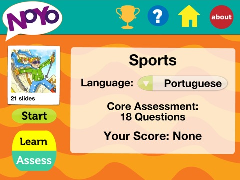 Noyo Portuguese Vocab Builder -- Beginner screenshot 2