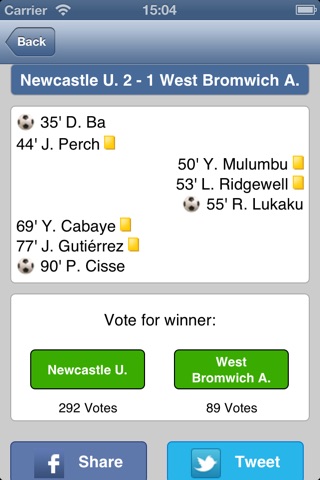 Live Scores for Newcastle United screenshot 3