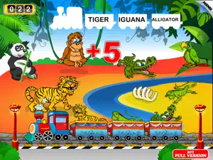 Abby - Animal Train - First Word HD FREE by 22learn screenshot #1 for iPad