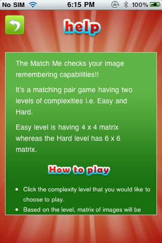 MatchMe memory game screenshot 3