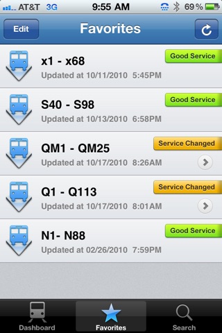 NYTS - New York Transit Status screenshot 2