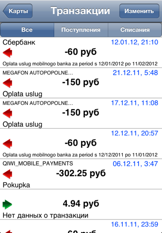 Скриншот из Transaction Log