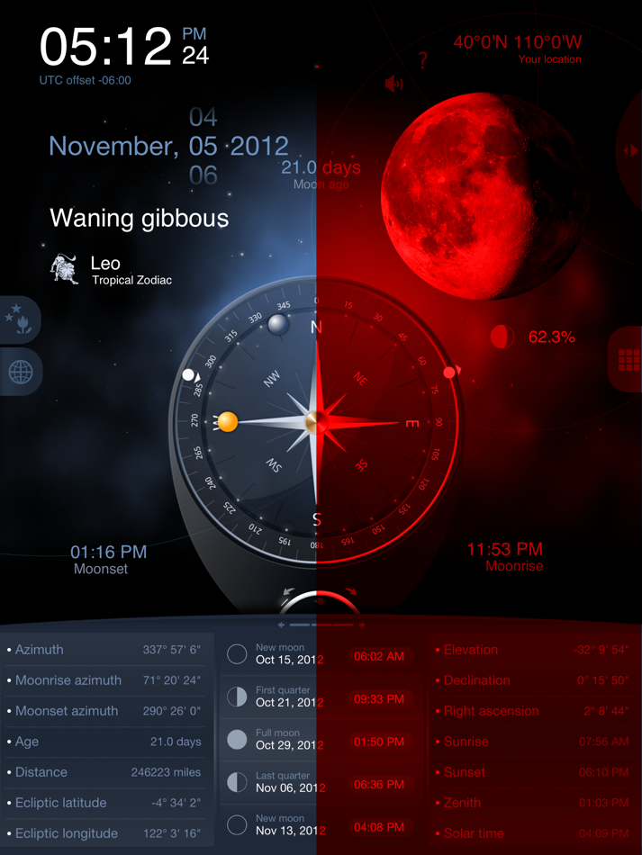 Deluxe Moon HD - Moon Phases Calendar - 3.6 - (iOS)