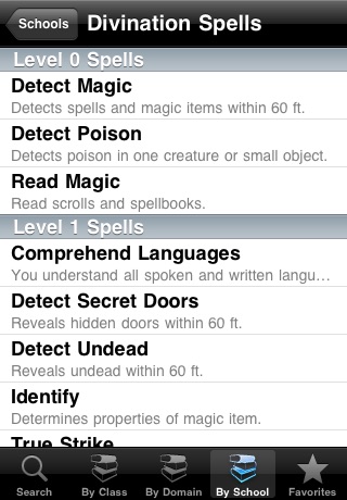 iSpells SRD-Free screenshot 2