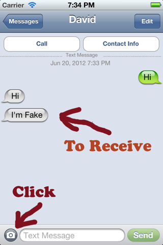 Fake Conversation - Text Messages screenshot 3