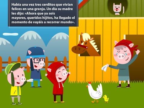 Three little pigs Lite - Playbook screenshot 2