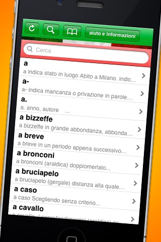 Vocabolario Italiano screenshot 2