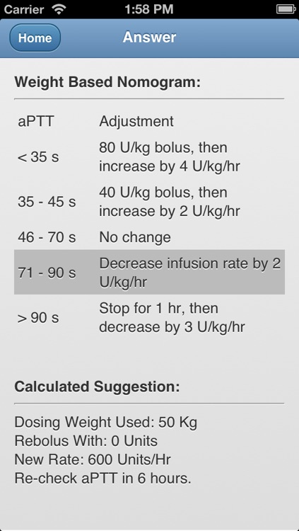 Heparin Dosing screenshot-3