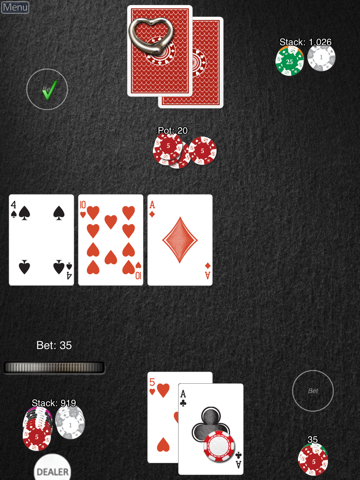 Screenshot #4 pour Heads Up: Holdem HD (1-on-1 Poker)