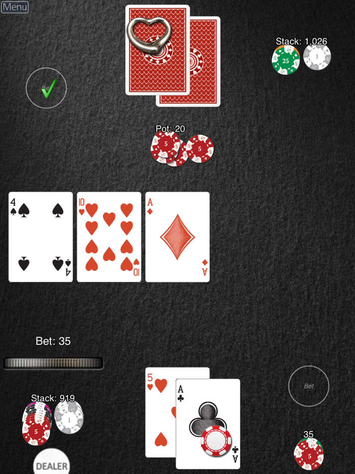 Heads Up: Holdem HD (1-on-1 Poker) - 4.4.2 - (iOS)